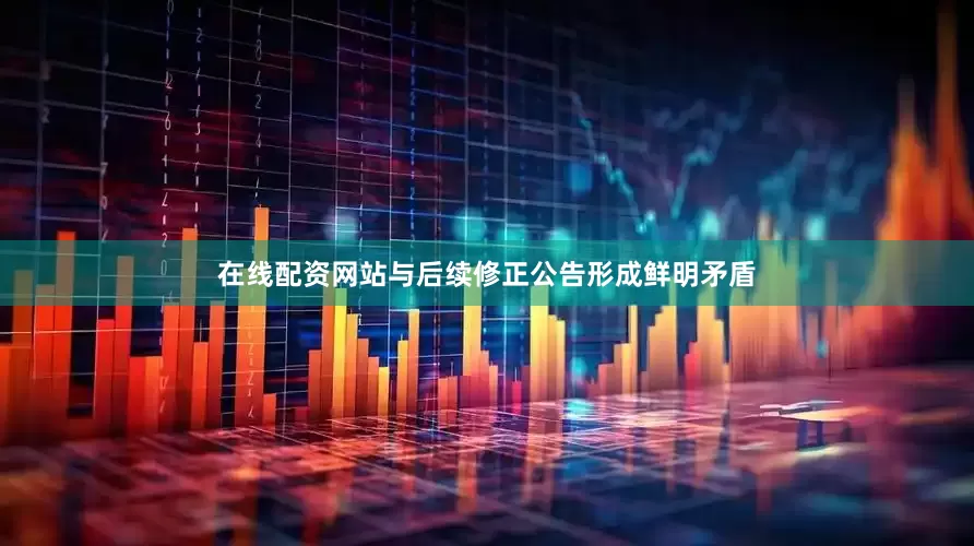 在线配资网站与后续修正公告形成鲜明矛盾