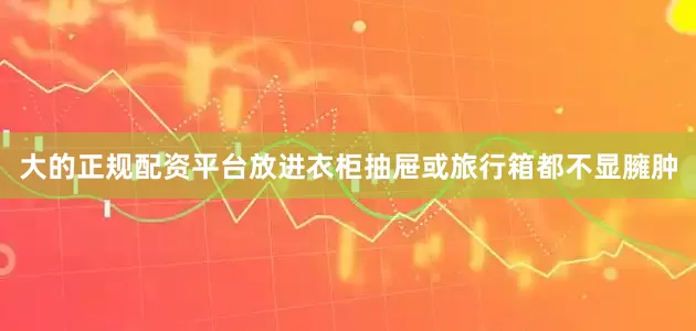 大的正规配资平台放进衣柜抽屉或旅行箱都不显臃肿